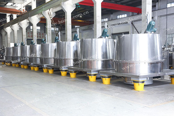 De verticale Bodemlossing centrifugeert