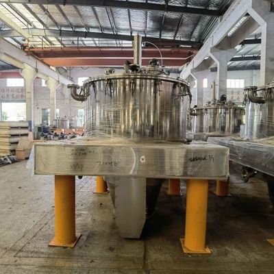 800L-van de trekkracht-Zak stelt de de Schraper Automatische Partij Bodemlossing Centrifuge voor Actieve Farmaceutische Ingrediënten in werking