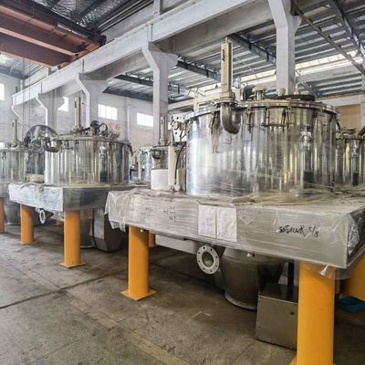 Van de het Levensmiddelenverwerking van de voedselrang centrifugeert de Automatische Verticale van de de Frequentieconvertor Mand van de de Schraperlossing
