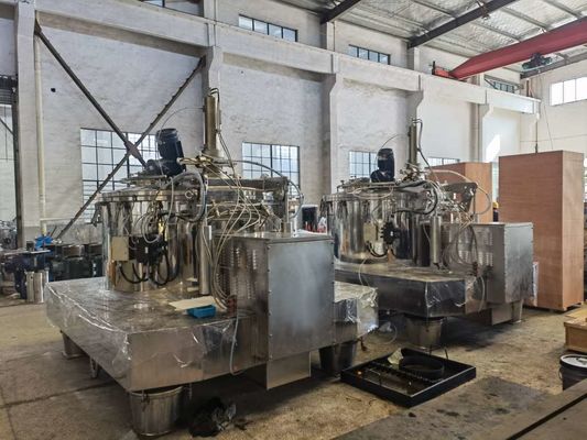 1200rpm de automatische Partij centrifugeert 500L-de Schraper van de Bodemlossing voor Voedselscheiding