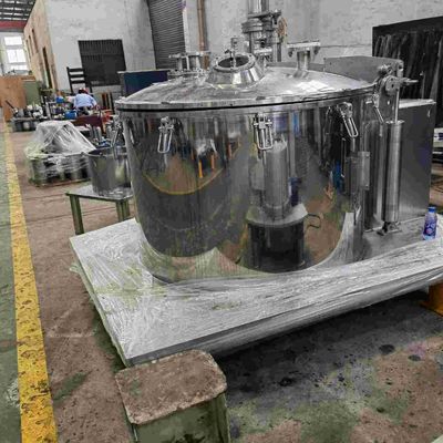 Chemische Verwerking Vier Punt Hoogste Lossing centrifugeert 400L-Mand centrifugeert