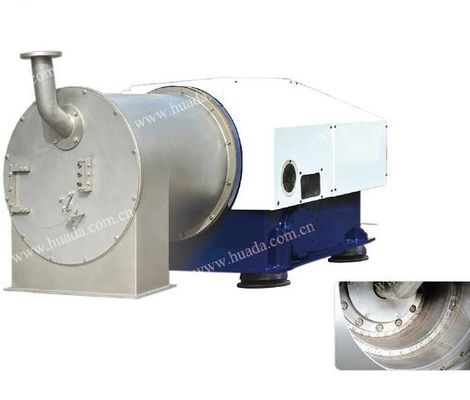 Vaste-vloeibare stofscheiding 40mm Opdringer centrifugeert 2400rpm-Natrium-chloridescheiding
